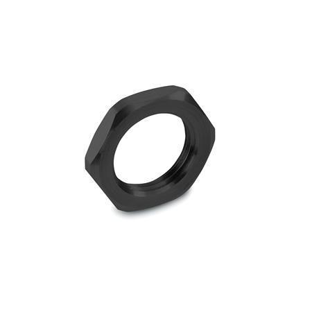 Otto Ganter Flat Hexagon Nut for Indexing Plunger Cam Action Indexing Plunger, GN 909
